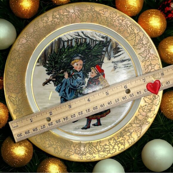 The Ghent Collection l “Bringing In The Tree” l Plate 1261 l First Issue 1979 - Picture 5 of 8